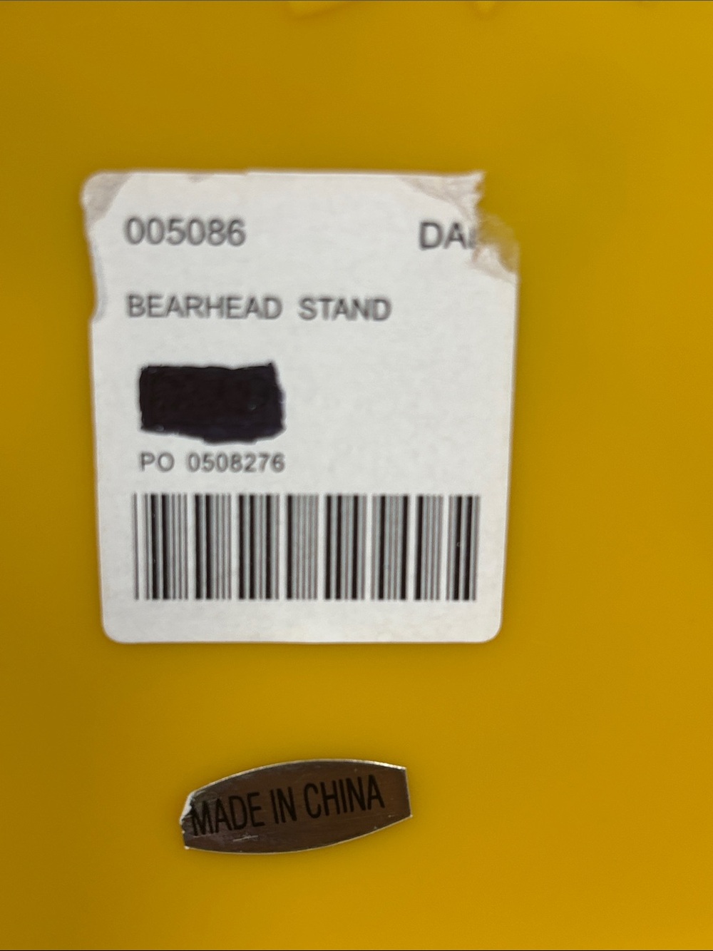 Vintage Build A Bear WorkShop Yellow Bear Face Display Stand Adjustable - Picture 2 of 12